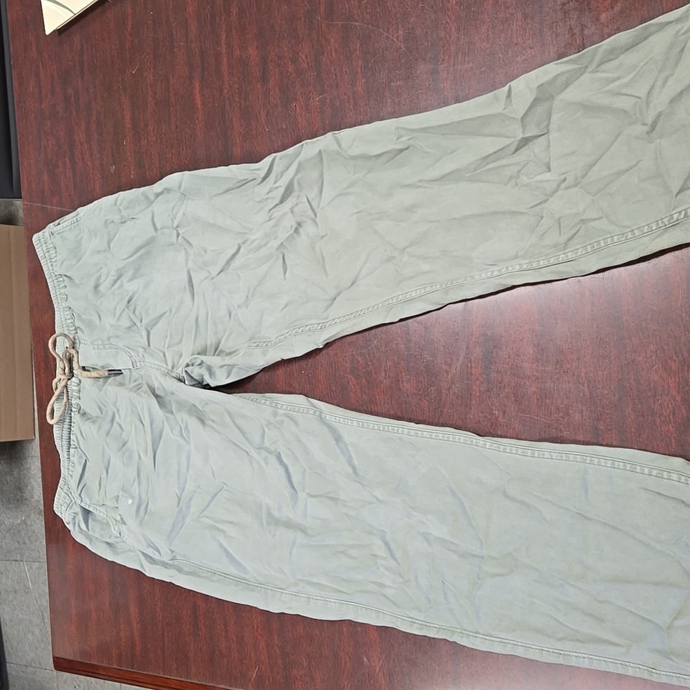 NEW Faherty Women's Drawstring Gree Pants XL